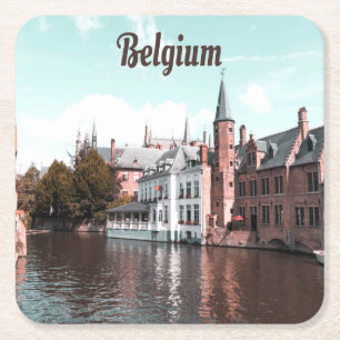 Dessous De Verre Carré Belgique - Canal Bruxelles