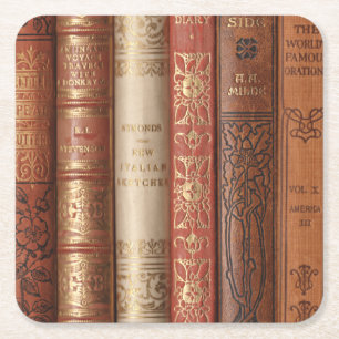 Dessous De Verre Carré Belle épines de livre (beige)