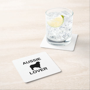 Dessous De Verre Carré berger australien aussie amant