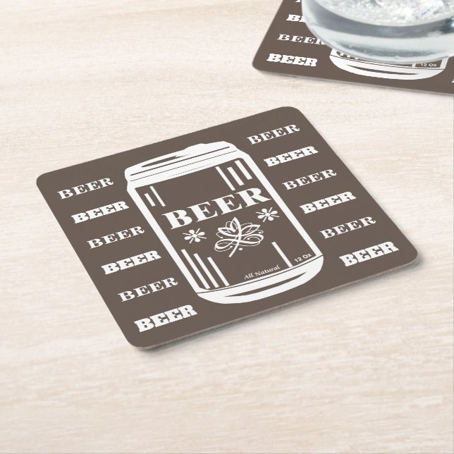Dessous De Verre Carré Bière (Incliné)