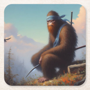 Dessous De Verre Carré Bigfoot Ninja