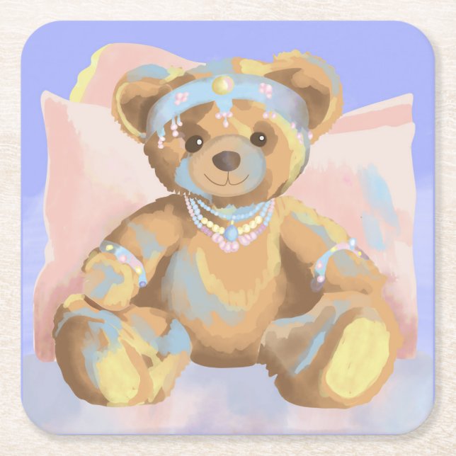 Dessous De Verre Carré Bijoux Dessous de verre Teddy (Devant)