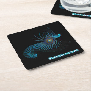 Dessous De Verre Carré Bioluminescent Alien Sea Creator