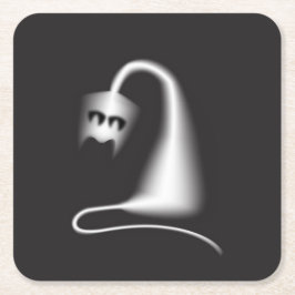 Dessous De Verre Carré Black ghost cat