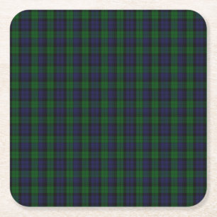 Dessous De Verre Carré Blackwatch Tartan