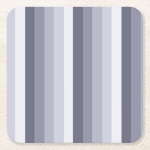 Dessous De Verre Carré Bleu gris rayures