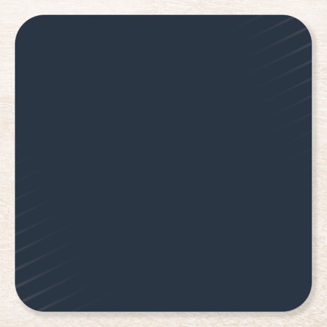 Dessous De Verre Carré Bleu marine uni (Devant)