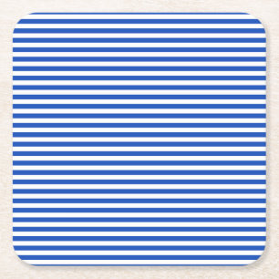 Dessous De Verre Carré Bleu Nautique