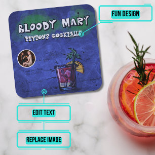 Dessous De Verre Carré Bloody Mary Cocktail Party