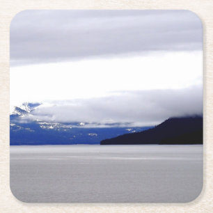 Dessous De Verre Carré Blues d'Alaska