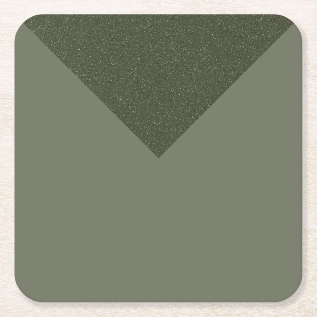 Dessous De Verre Carré Boisson verte de mousse Arrowhead - Dessous de ver (Devant)
