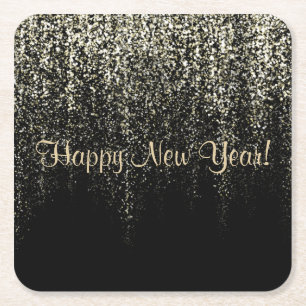 Dessous De Verre Carré Bonne année