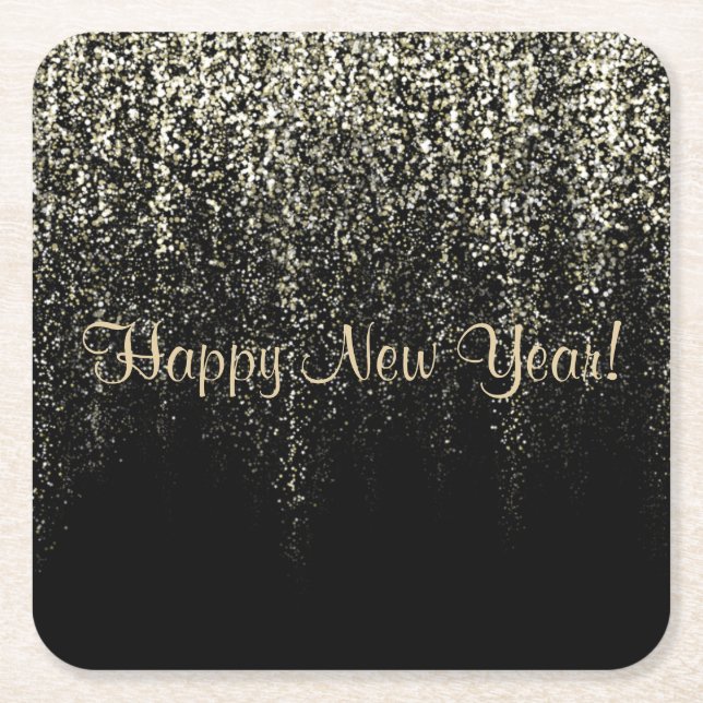 Dessous De Verre Carré Bonne année (Devant)