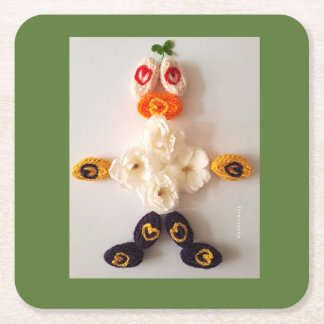 Dessous De Verre Carré Bonne Chance