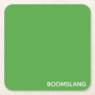 Dessous De Verre Carré Boomslang green color