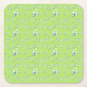 Dessous De Verre Carré botanique douce