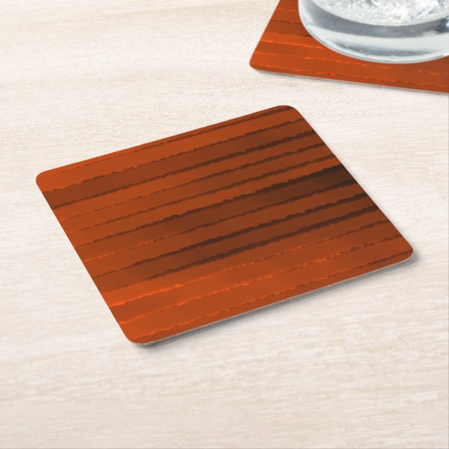 Dessous De Verre Carré Bouffées de chaleur éclatantes (Incliné)