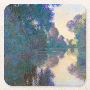 Dessous De Verre Carré Branche de la Seine près de Giverny, Monet
