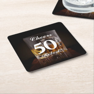 Dessous De Verre Carré Bravo Rustic Whiskey Rocks Verre