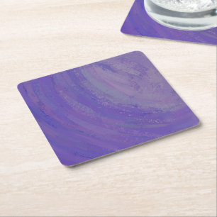Dessous De Verre Carré Broche à bleuets