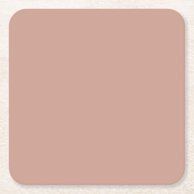Dessous De Verre Carré BUDGET Lumière Monochrome Terracotta MARIAGE (Devant)