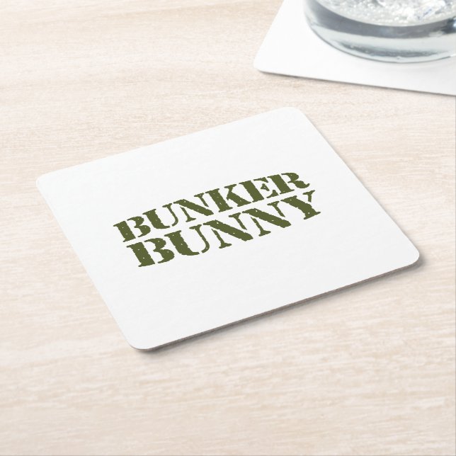 DESSOUS DE VERRE CARRÉ BUNKER BUNNY (Incliné)