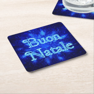 Dessous De Verre Carré Buon Natale - Snowburst