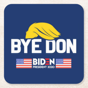 Dessous De Verre Carré Bye Don BIDEN 2020 Président HARRIS