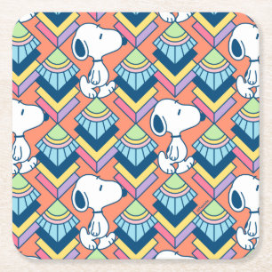 Dessous De Verre Carré cacahuètes   Snoopy Deco Dreams Motif