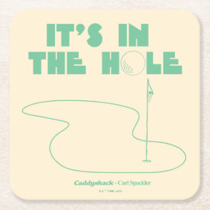 Dessous De Verre Carré Caddyshack C'est dans le trou