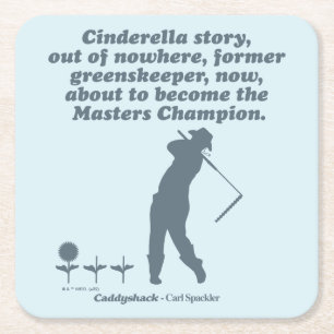Dessous De Verre Carré Caddyshack   Histoire des parapluies