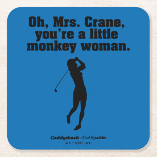 Dessous De Verre Carré Caddyshack   Oh Mme Crane