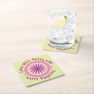 DESSOUS DE VERRE CARRÉ CADEAU POUR MAMAN, SŒUR, FILLE, AMIE