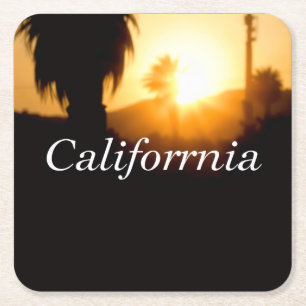 Dessous De Verre Carré California Dreamin’