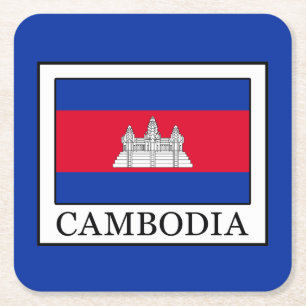 Dessous De Verre Carré Cambodge