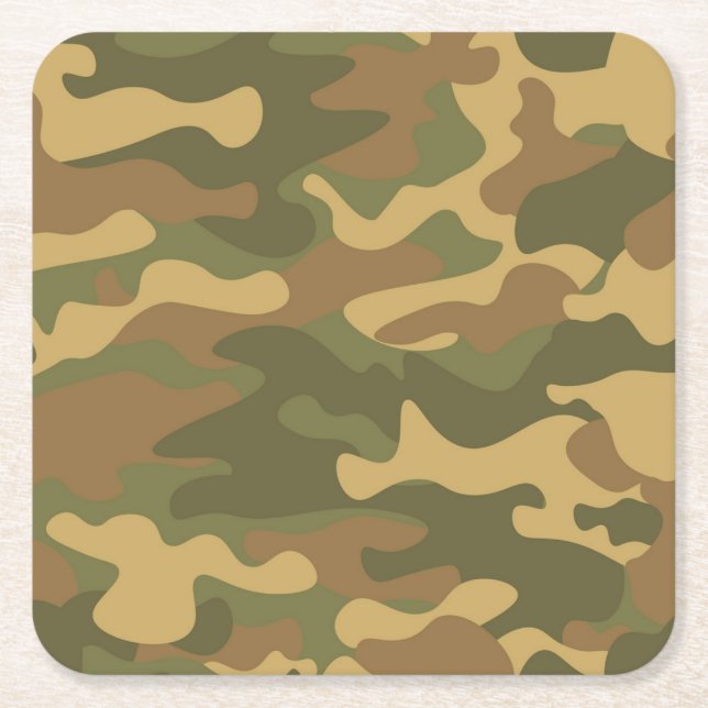 Dessous De Verre Carré Camo (Devant)
