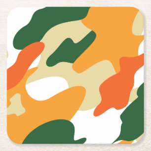 Dessous De Verre Carré camouflage