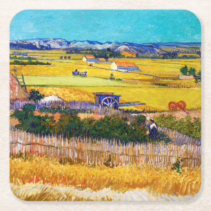 Dessous De Verre Carré Campagne d'automne, Van Gogh