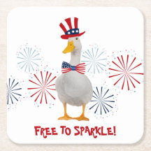 Canard patriotique libre à l'étincelle