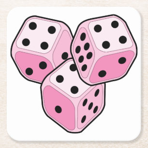 Dessous De Verre Carré Cancer du sein de Bunco