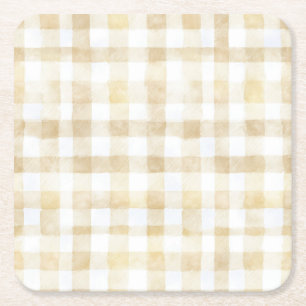 Dessous De Verre Carré Cannoli Genre Neutre Beige Baby Shower Italien