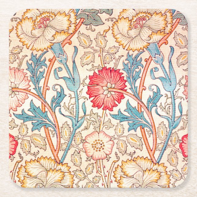 Dessous De Verre Carré Carnation, William Morris (Devant)