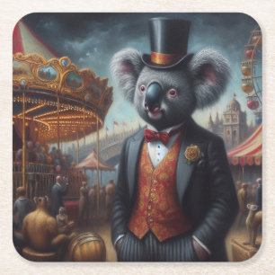 Dessous De Verre Carré Carnaval de Koala