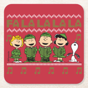 Dessous De Verre Carré Caroling Christmas Sweater Graphic