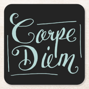 Dessous De Verre Carré Carpe Diem Fancy