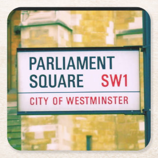 Dessous De Verre Carré Carré du Parlement - Ville de Westminster - Dessou