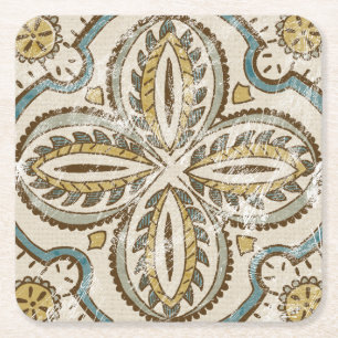 Dessous De Verre Carré Carré Non-Embelli III de batik