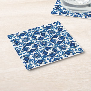 Dessous De Verre Carré Carrelage méditerranéen, Portugais, Azulejo, Majol