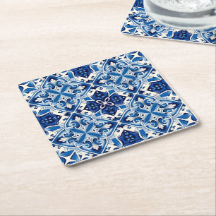 Dessous De Verre Carré Carrelage méditerranéen, Portugais, Azulejo, Majol