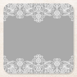 Dessous De Verre Carré Carte mariage